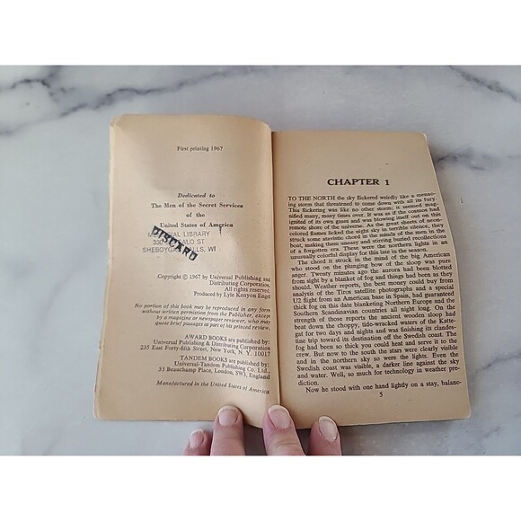 The Bright Blue Death By Nick Carter Paperback - Picture 4 of 10